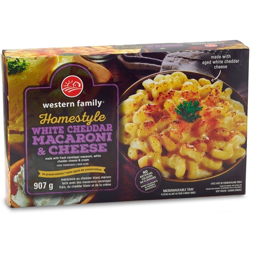 Western Family - Homestyle White Cheddar Macaroni & Cheese 907g, 1 Each