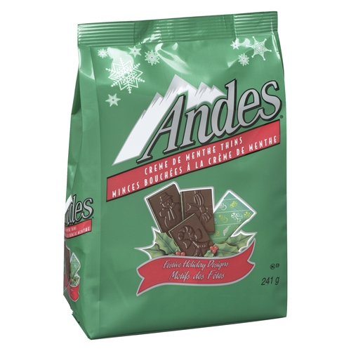 Andes Creme De Menthe Thins 241g, 1 Each