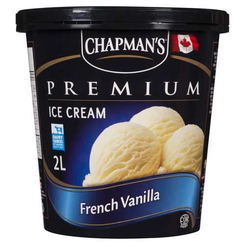 Chapman's - Premium Ice Cream - French Vanilla 2l, 1 Each