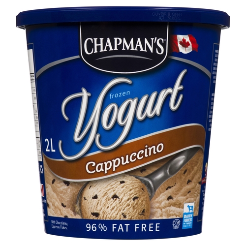 Chapman's - Frozen Yogurt - Cappuccino 2l, 1 Each