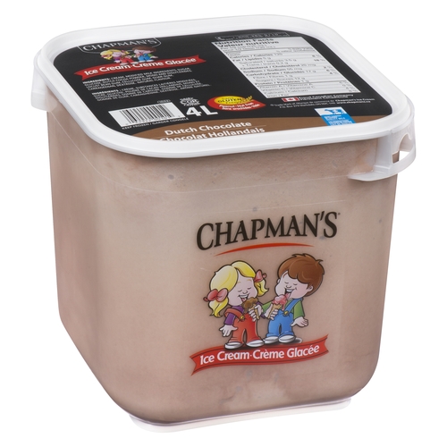 Chapman's - Ice Cream - Dutch Chocolate 4l, 1 Each