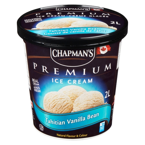 Chapman's - Premium Ice Cream - Tahitian Vanilla 2l, 1 Each