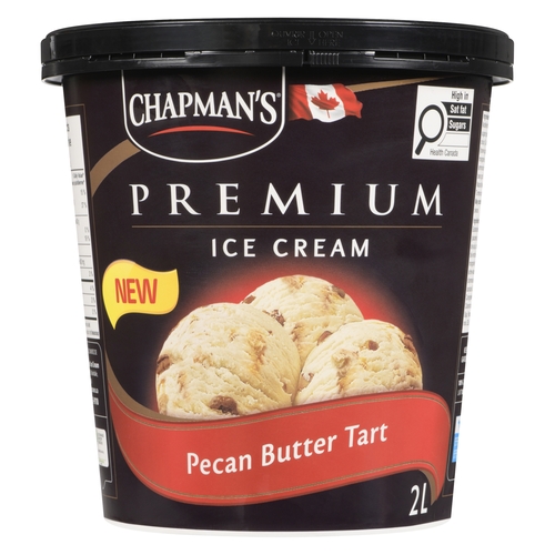 Chapman's Premium Ice Cream - Pecan Butter Tart 2l, 1 Each