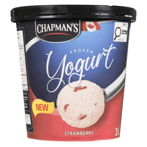 Chapman's Frozen Yogurt - Strawberry 2l, 1 Each