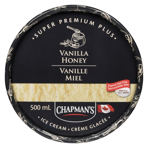 Chapman's - Super Premium Plus Ice Cream - Vanilla Honey 500ml, 1 Each