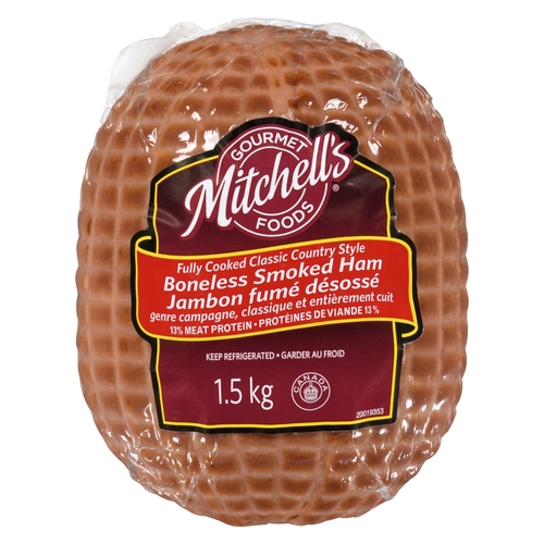 Mitchell's Gourmet Foods - Boneless Smoked Ham 1.5kg