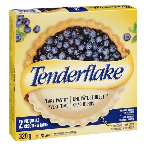 Tenderflake - Pie Shells - 9 Inch 2's 320g, 1 Each