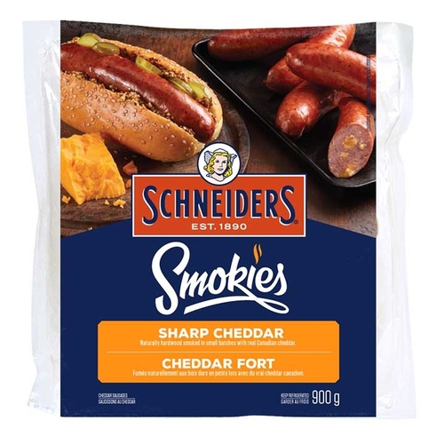 Schneiders - Smokies - Sharp Cheddar Sausages 900g, 1 Each