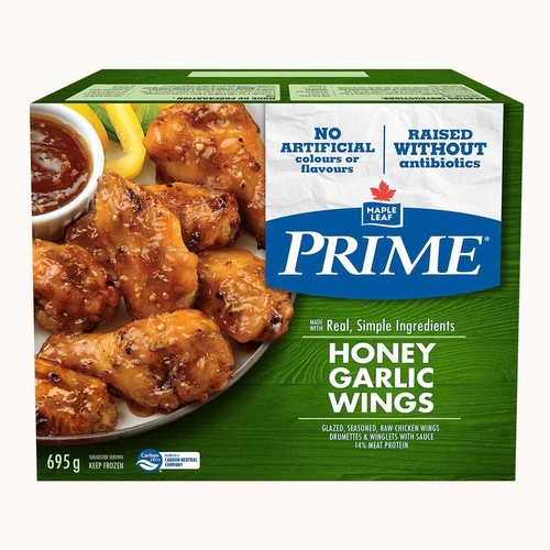 Maple Leaf - Prime Chicken Wings - Honey Garlic Wings 695g