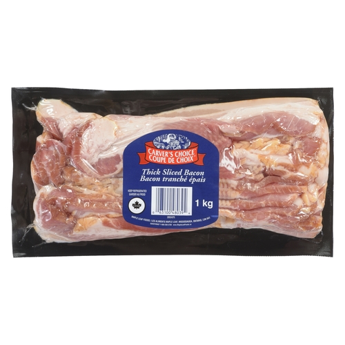 Maple Leaf - Carvers Choice - Thick Sliced Bacon 1kg