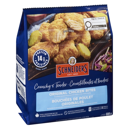 Schneiders - Boneless Chicken Bites - Original 600g, 1 Each