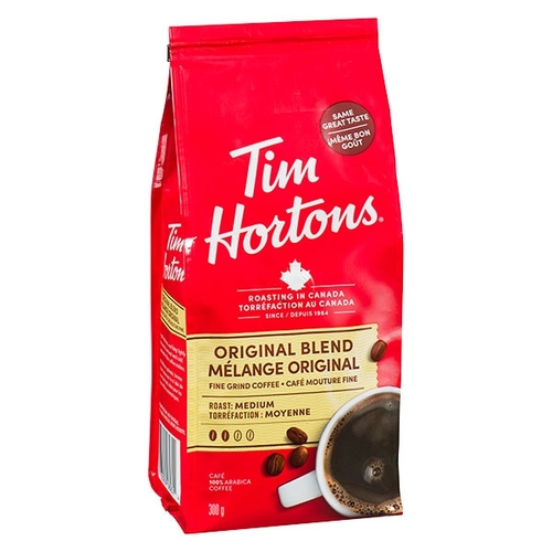 Tim Hortons - Fine Grind Coffee - Original Blend Medium Roast 300g, 1 Each