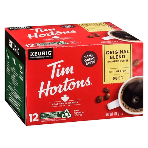 Tim Hortons - K-Cup Pods - Original Blend Medium Roast Coffee 12pk, 1 Each