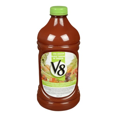 V8 Vegetable Cocktail - Low Sodium 1.89l, 1 Each