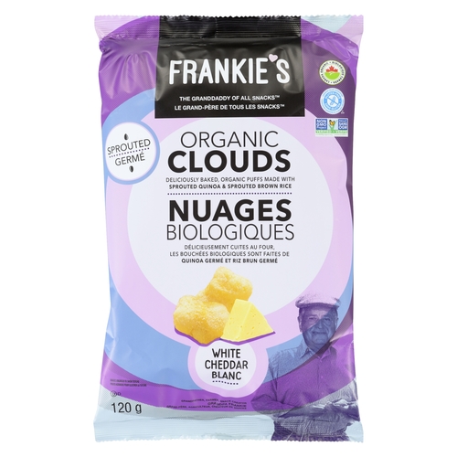 Frankie's - Organic Clouds - White Cheddar 120g