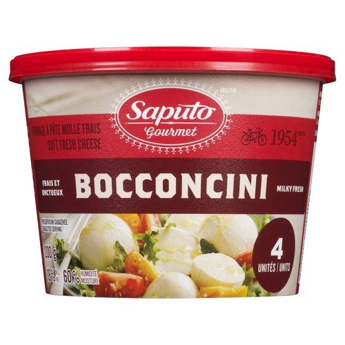 Saputo Gourmet - Bocconcini Soft Fresh Cheese 18% m.f. 200g, 1 Each