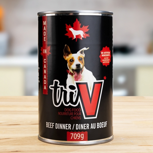 Tri-V Dog Food - Beef Dinner 709g, 1 Each