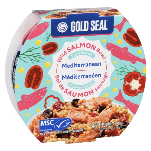 Gold Seal - Wild Salmon Bowl - Mediterranean 160g