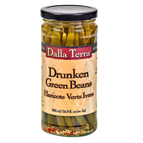 Dalla Terra - Drunken Green Beans 500ml, 1 Each