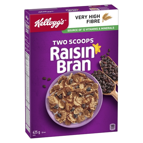 Kellogg's - Cereal - Raisin Bran 425g, 1 Each