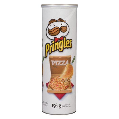 Pringles - Potato Chips - Pizza Flavour 156g, 1 Each