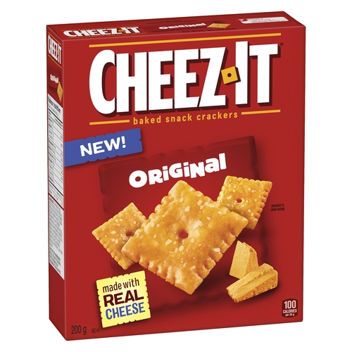 Cheez-It - Baked Snack Crackers - Original 200g, 1 Each