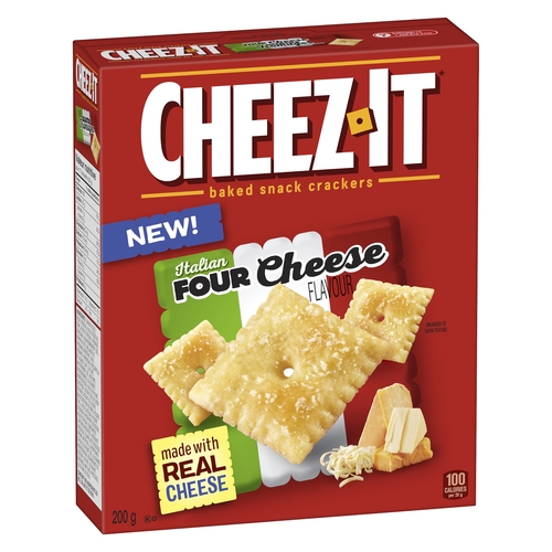 Cheez-It - Baked Snack Crackers - Italian Four Cheese 200g, 1 Each