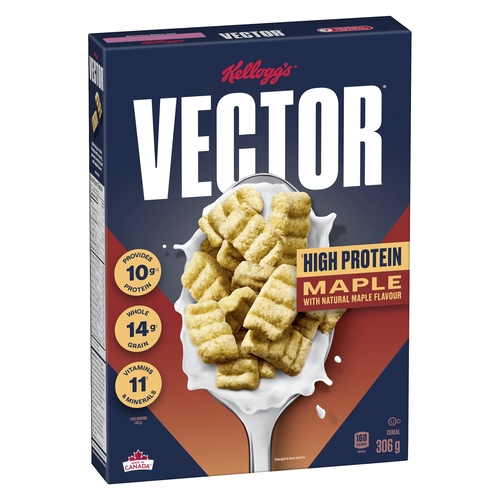 Kellogg's - Cereal - Vector Granola High Protein - Maple 306g, 1 Each