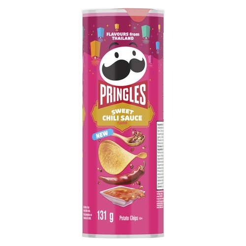 Pringles - Potato Chips - Sweet Chili Sauce Flavour 131g, 1 Each