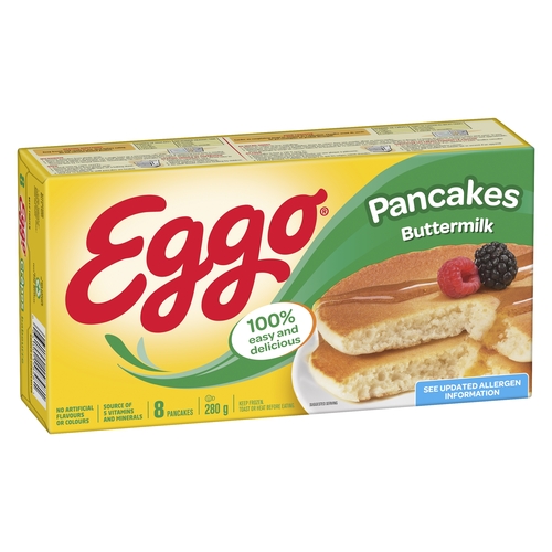 Kellogg's Eggo Pancakes - Buttermilk 8's 280g, 1 Each