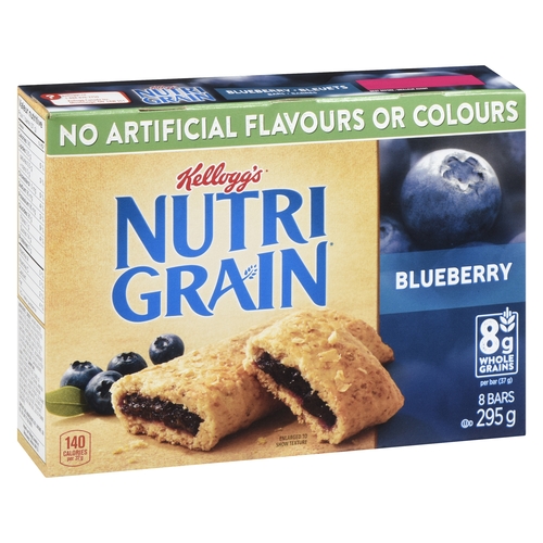 Kellogg's - Nutri-Grain Bars - Blueberry 8's 295g, 1 Each