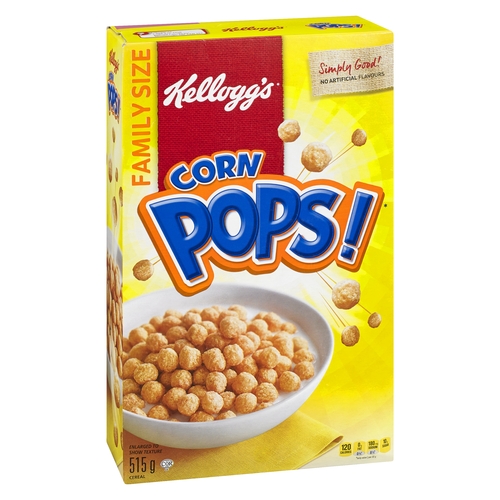 Kellogg's - Cereal - Corn Pops! - Family Size 515g, 1 Each