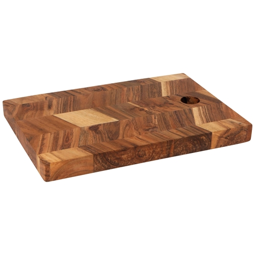 Danica Acacia Chevron Serving Board 10in, 1 Each