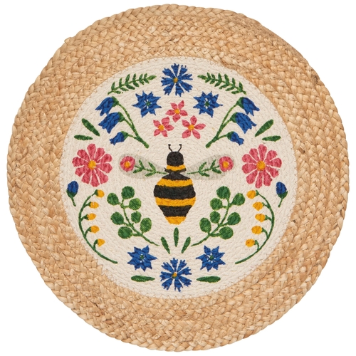 Danica Bee Garden Braided Placemat, 1 Each