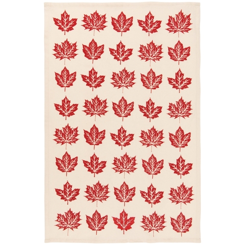 Danica Maple Leaf Dish Towel, 1 Each