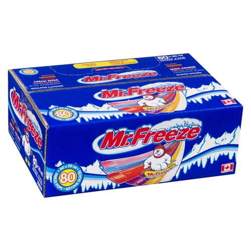 Mr. Freeze - Freeze Pops 80 x 20 ml 80s, 1 Each