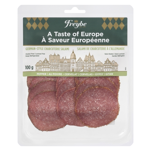 Freybe - German-Style Charcuterie Salami - Pepper • Cervelat • Medley 100g