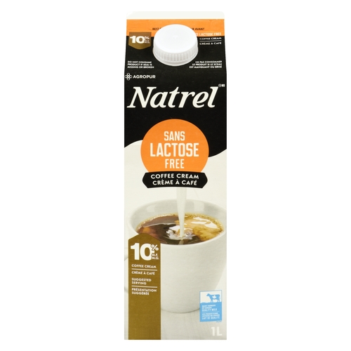 Natrel - Coffee Cream - Lactose Free 10% mf 1l
