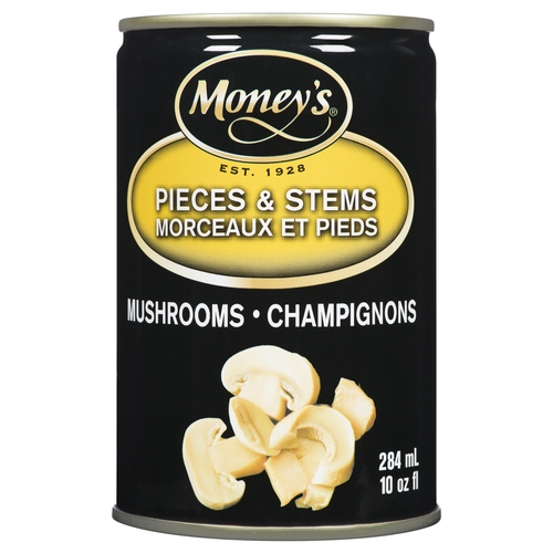 Money's Mushrooms - Pieces & Stems 284ml, 1 Each