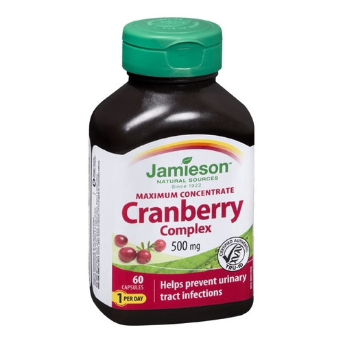 Jamieson - Cranberry Complex Maximum Concentrate Capsules 60/500mg, 1 Each