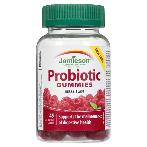 Jamieson - Probiotic All-Natural Gummies - Berry Blast 45s, 1 Each