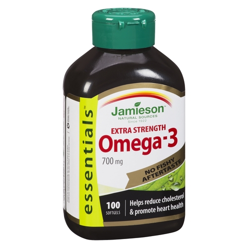 Jamieson - Essentials - Extra Strength Omega-3 700mg - Softgels 100pk, 1 Each