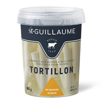 St-Guillaume Cheese - Tortillon Unripened Firm Cheese in Brine 180g, 1 Each