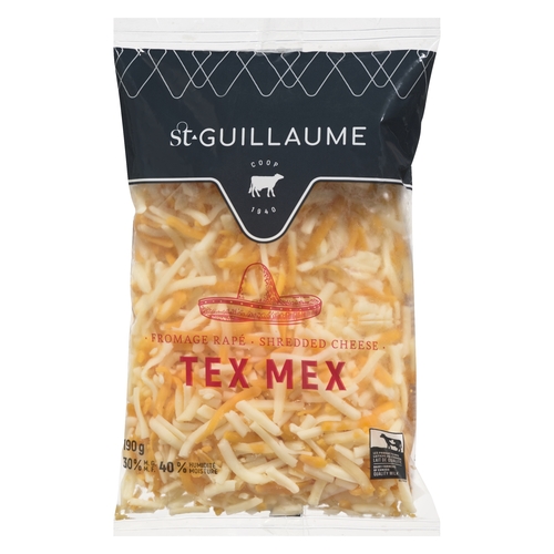 St-Guillaume Shredded Cheese - Tex Mex 30% m.f. 190g, 1 Each