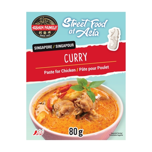 Asian Family - Street Food of Asia Curry Paste 80g, 1 Each