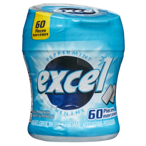 Wrigley's - Excel Sugar-Free Gum - Peppermint 60s
