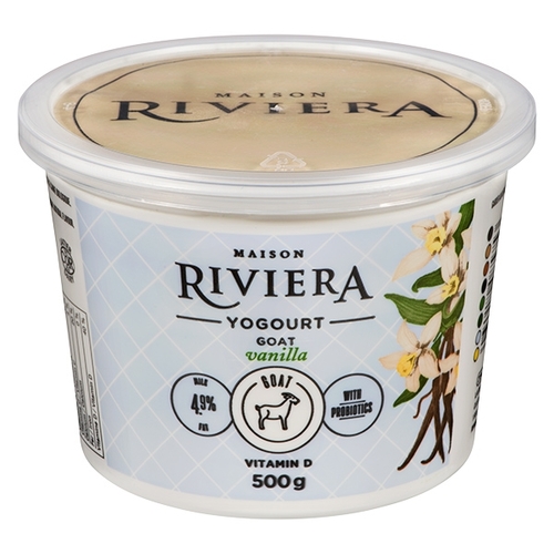 Maison Riviera - Goat Milk Yogourt - Vanilla 4.9% m.f. 500g