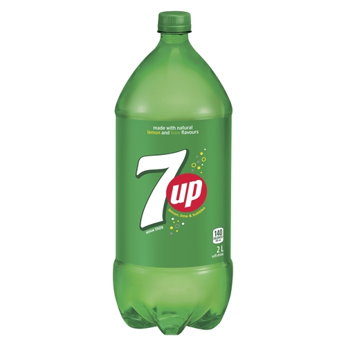 7UP - Lemon Lime Soft Drink 2l, 1 Each