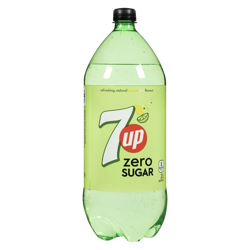 7UP - Lemon Lime Soft Drink - Zero Sugar 2l, 1 Each