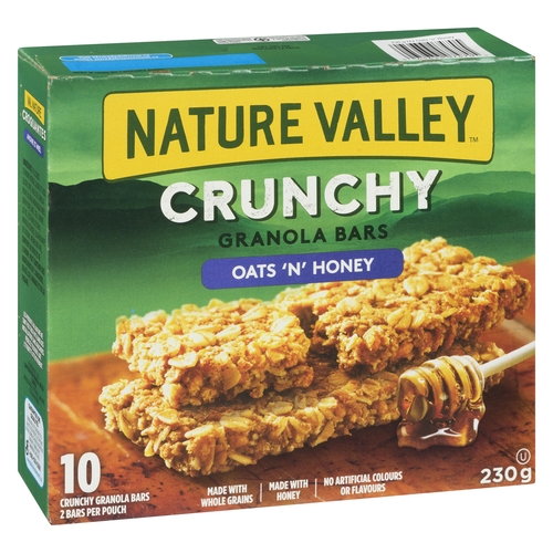 Nature Valley - Crunchy Granola Bars - Oats 'n' Honey 10's 230g, 1 Each